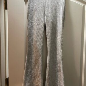 Aerie Gray Flare Pants